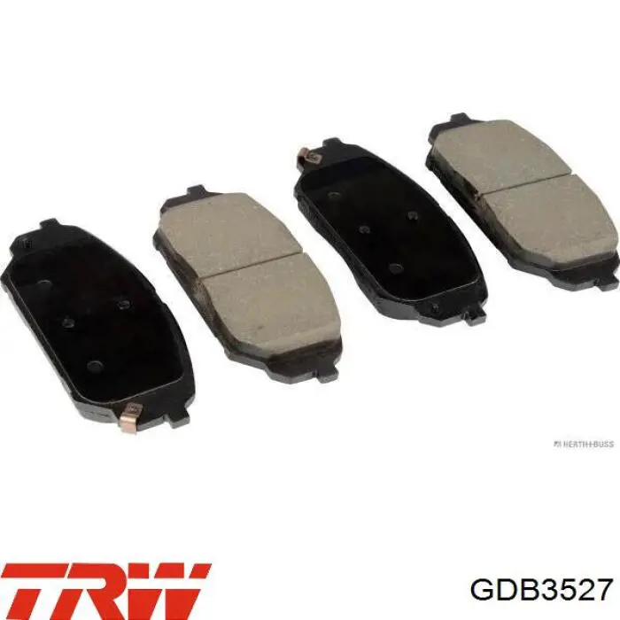 Купить GDB3527 TRW Колодки тормозные
