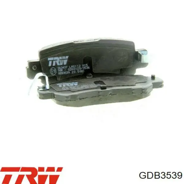 Колодки дисковые  TRW GDB3539 цена, от 35.51 USD