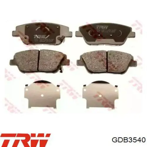 Тормозные колодки TRW GDB3540