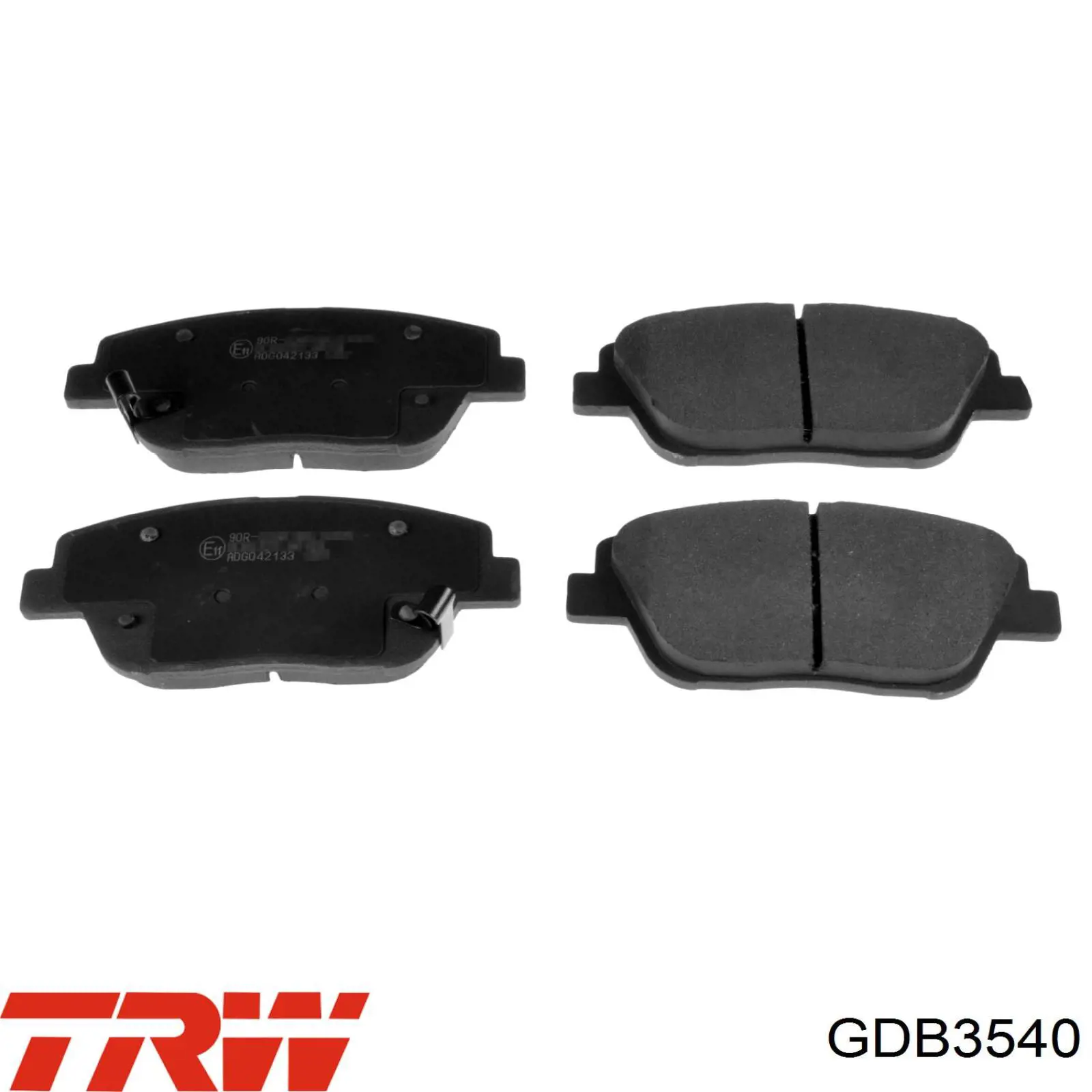 Купить GDB3540 TRW Колодки тормозные