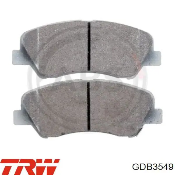 Купить GDB3549 TRW Колодки тормозные