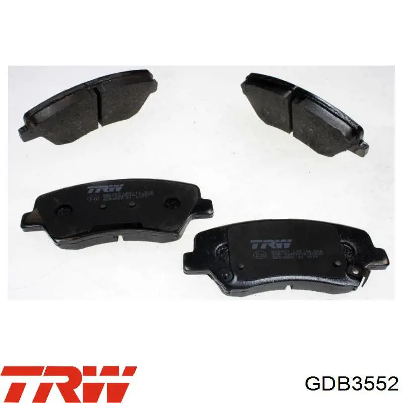Колодки TRW GDB3552 цена, от 26.34 USD