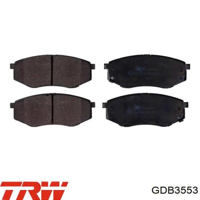 Купить GDB3553 TRW Колодки тормозные