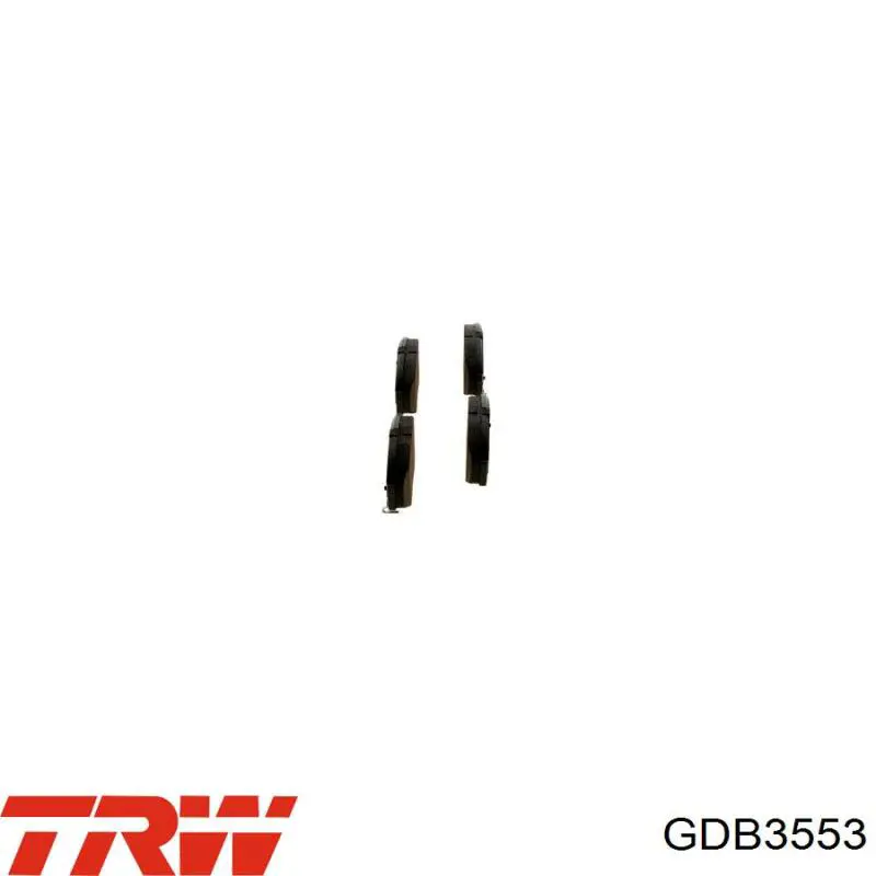 Передние тормозные колодки GDB3553 TRW