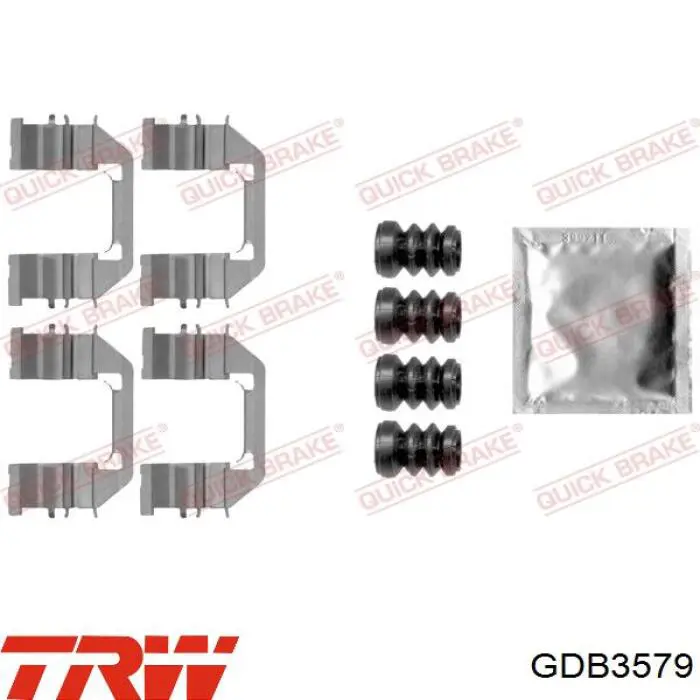 Купить GDB3579 TRW Колодки тормозные
