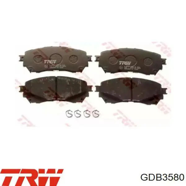 Колодки TRW GDB3580 цена, от 50.35 USD