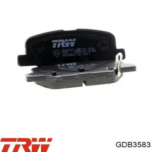 Задние дисковые колодки TRW GDB3583