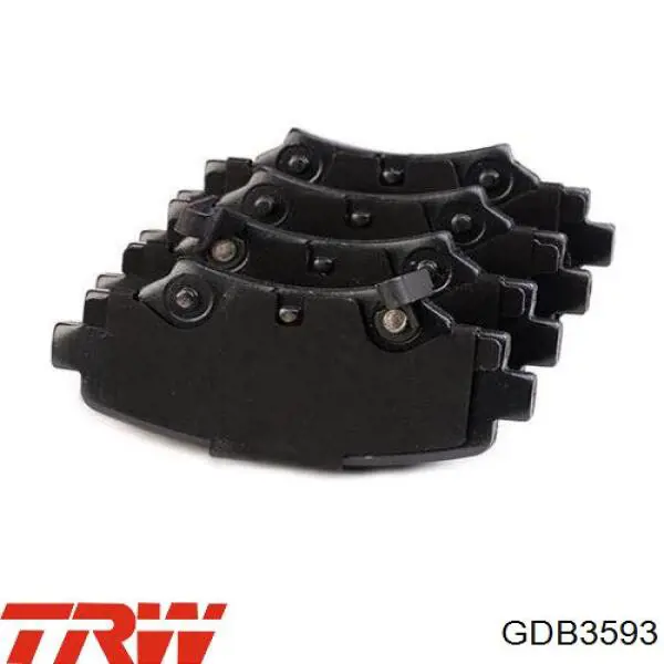 Купить GDB3593 TRW Колодки тормозные задние, дисковые