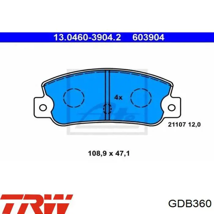 Колодки дисковые  Starline BDS073 цена, от 12.58 USD