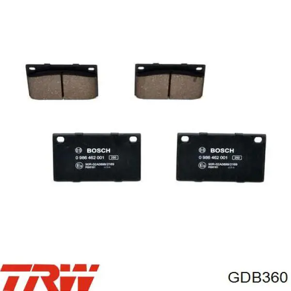 Купить 792383 Fiat/Alfa/Lancia Колодки тормозные задние, дисковые