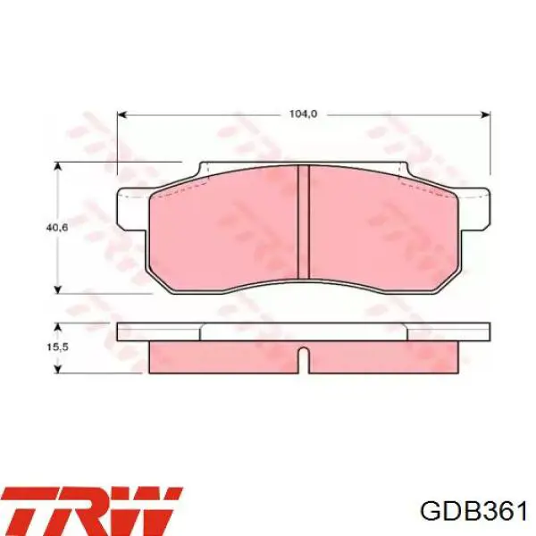 Передние тормозные колодки 45022SA7030 Honda