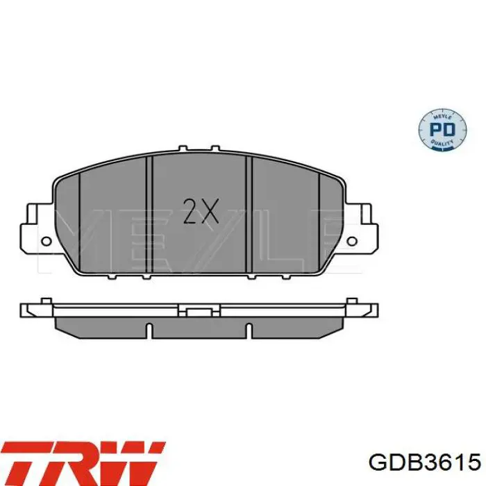 Передние тормозные колодки 302315 VALEO
