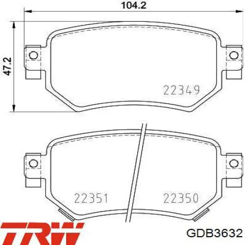 GDB3632 TRW