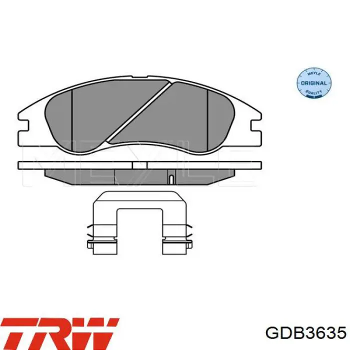 Передние тормозные колодки GDB3635 TRW