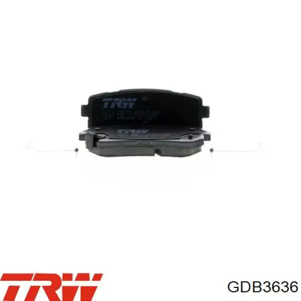 Колодки дисковые  TRW GDB3636 цена, от 29.77 USD