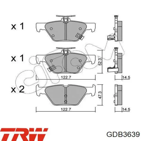 Compre 50005011 Profit Sapatas do freio traseiras de disco