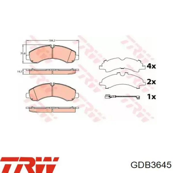 Купить 35141 ABS Колодки тормозные