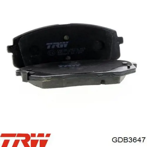 Купить GDB3647 TRW Колодки тормозные