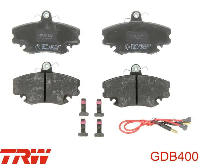 Купить GDB400 TRW Колодки тормозные