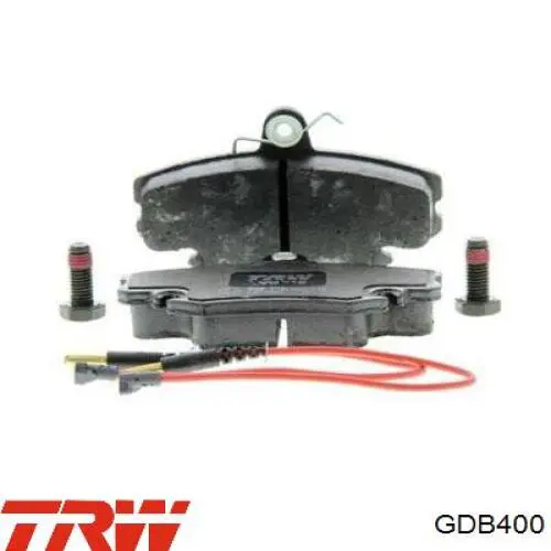 Передние тормозные колодки GDB400 TRW