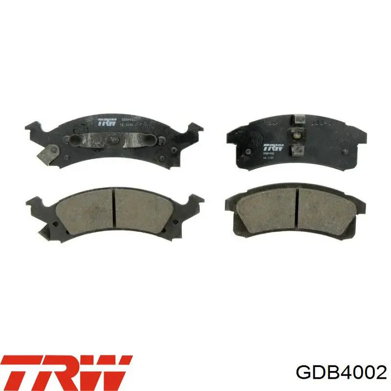 Купить GDB4002 TRW Колодки тормозные