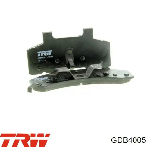 GDB4005 TRW колодки тормозные передние дисковые
