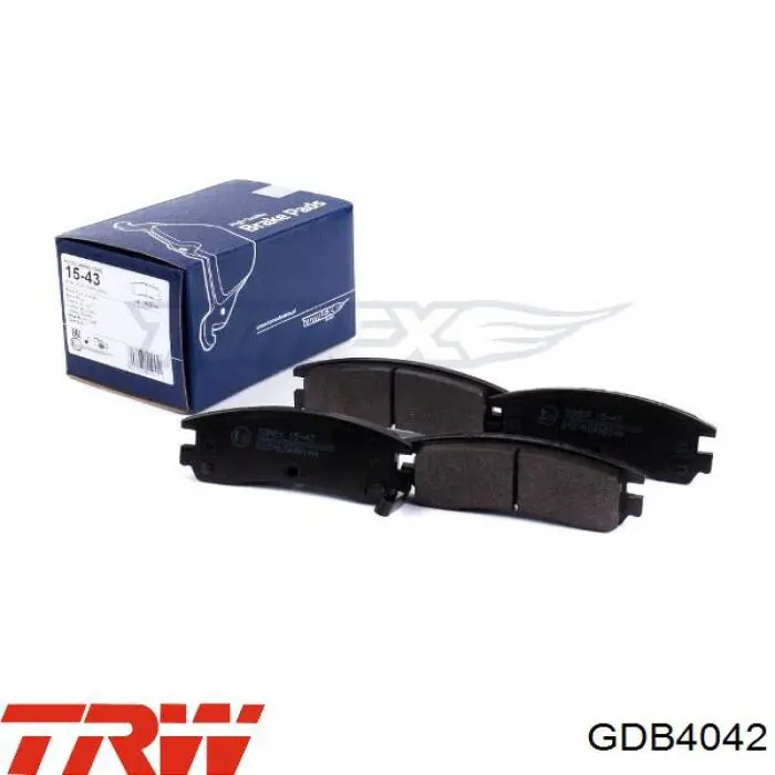 Купить GDB4042 TRW Колодки тормозные задние, дисковые