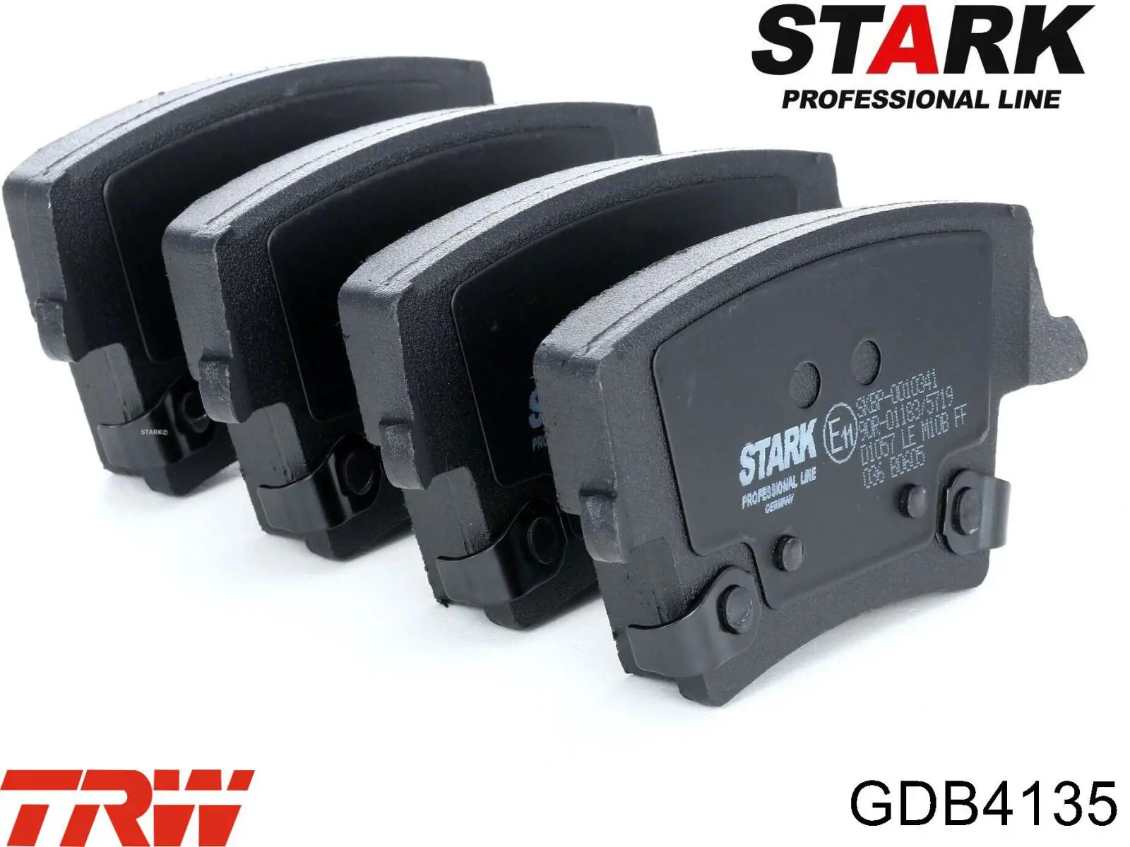 Задние тормозные колодки GDB4135 TRW