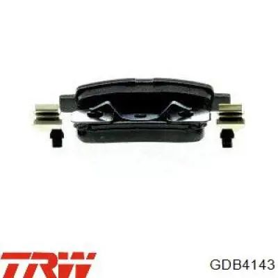 Колодки тормозные задние дисковые TRW GDB4143