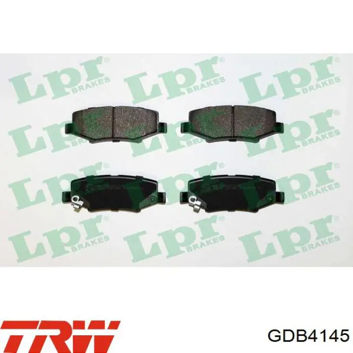 Купить GDB4145 TRW Колодки тормозные задние, дисковые