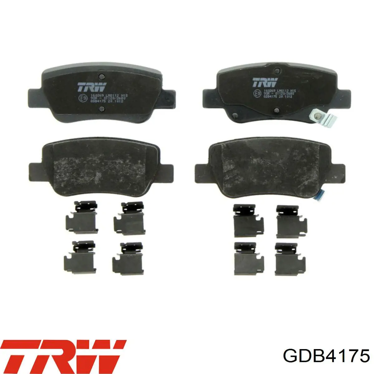 Купить GDB4175 TRW Колодки тормозные задние, дисковые