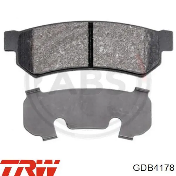 Купить GDB4178 TRW Колодки тормозные задние, дисковые