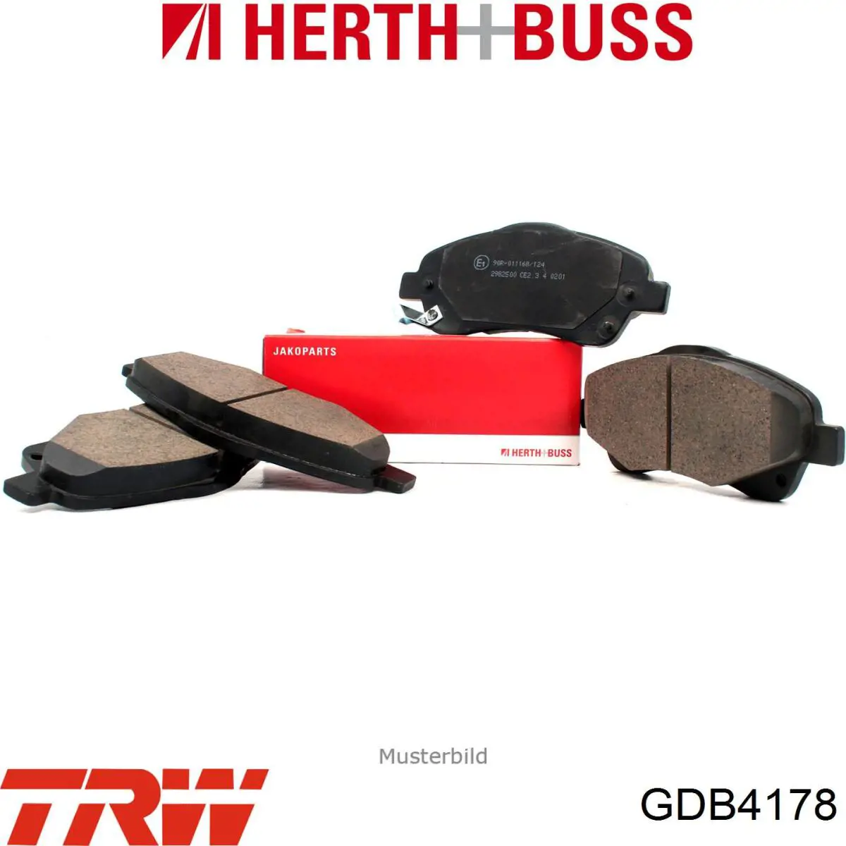 Задние тормозные колодки GDB4178 TRW