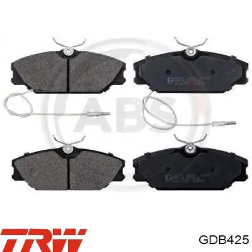 Купить GDB425 TRW Колодки тормозные