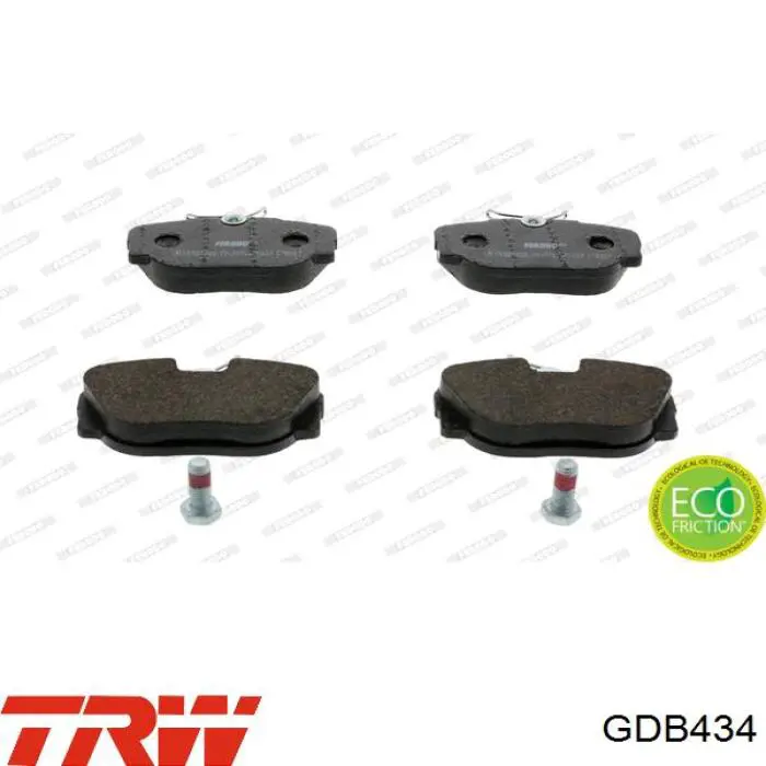 Колодки TRW GDB434 цена, от 15.03 USD