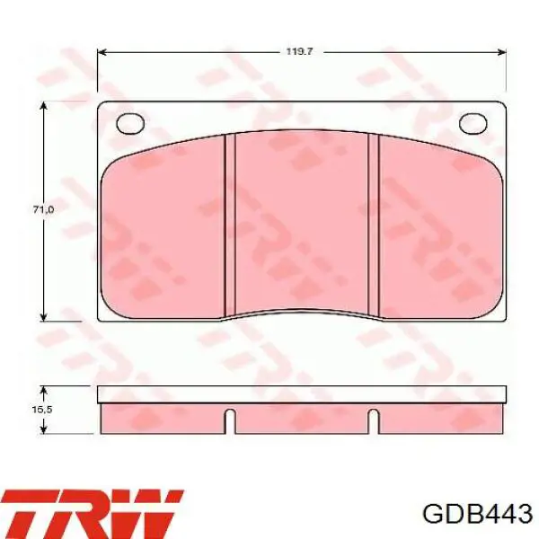 Купить SF2319 Siffert Колодки тормозные