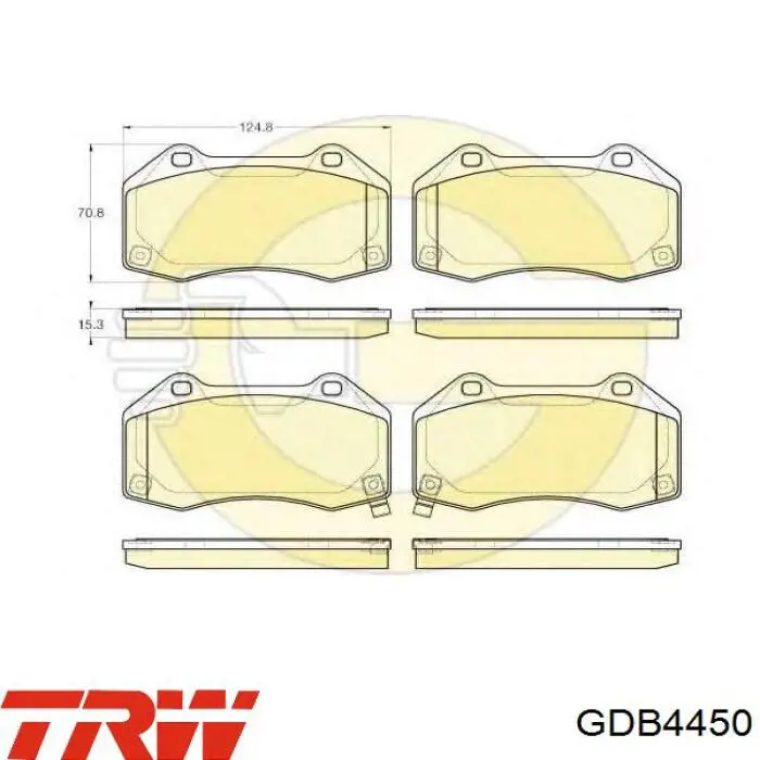 Тормозные колодки Remsa 137604