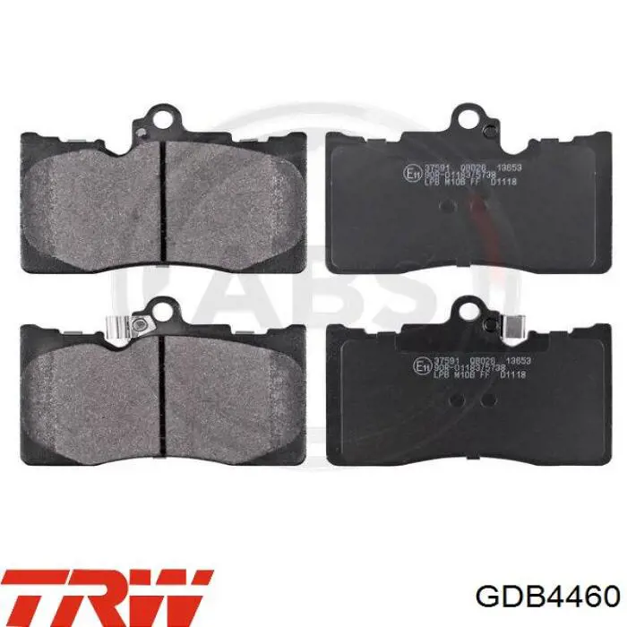 Колодки TRW GDB4460 цена, от 34.89 USD