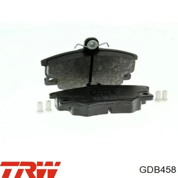 GDB458 TRW колодки тормозные передние дисковые