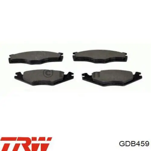 Купить GDB459 TRW Колодки тормозные