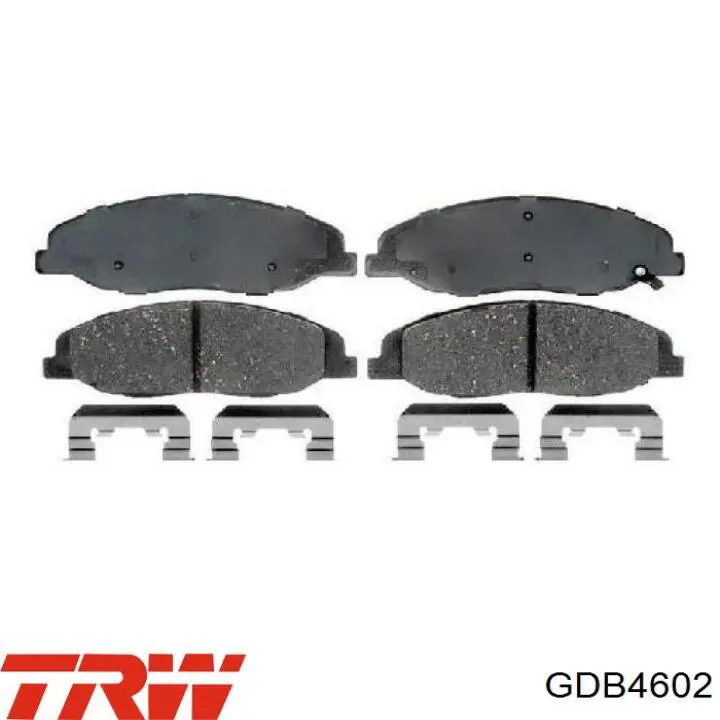 Задние тормозные колодки GDB4602 TRW