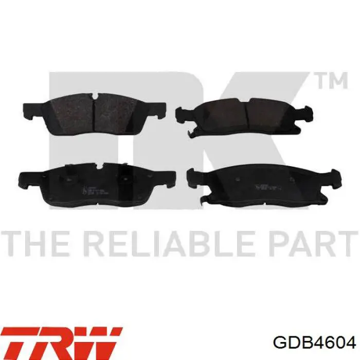 GDB4604 TRW Колодки передние