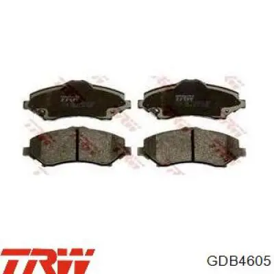 Купить GDB4605 TRW Колодки тормозные