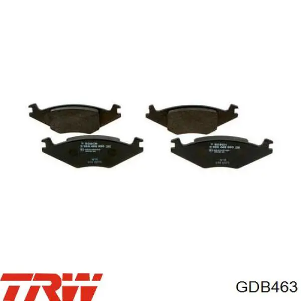 Купить GDB463 TRW Колодки тормозные