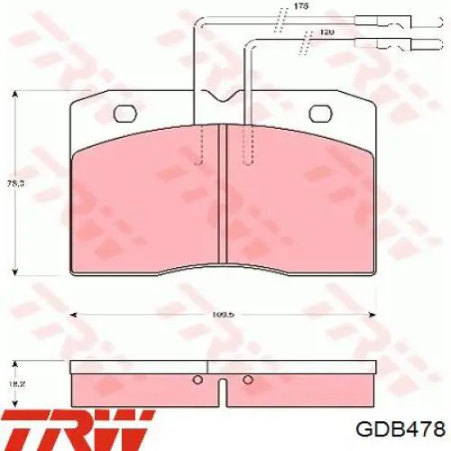 Передние тормозные колодки FT29009 Fast