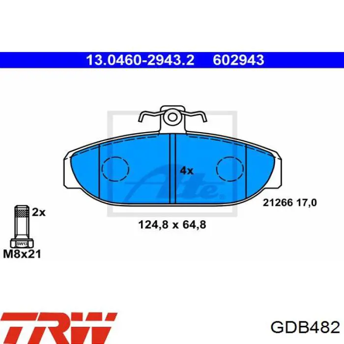 Купить 272773 Volvo Колодки тормозные
