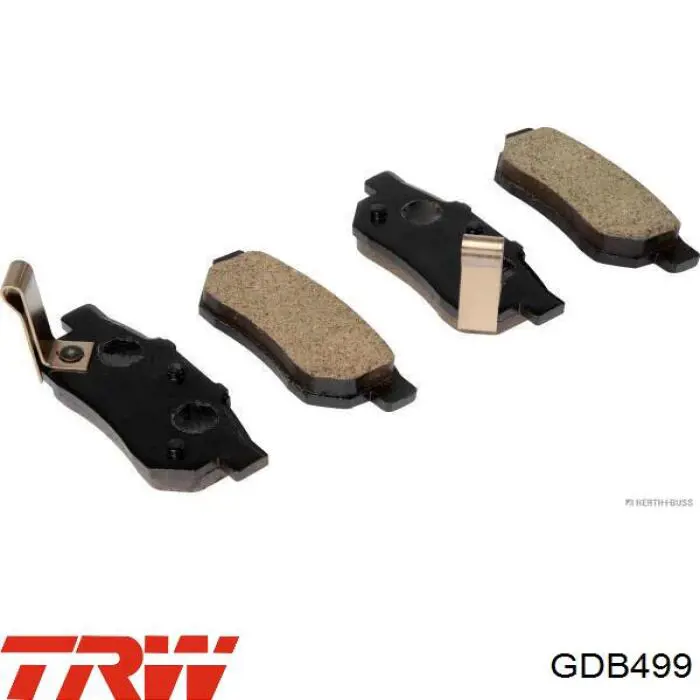 Задние дисковые колодки TRW GDB499