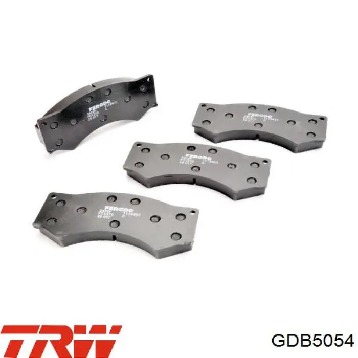 Передние тормозные колодки GDB5054 TRW