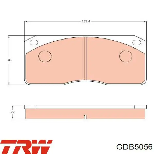 Купить WP523 WP Колодки тормозные