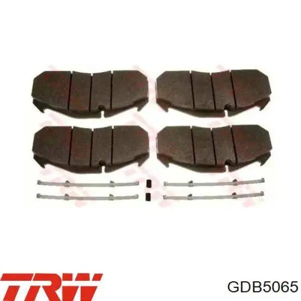 Передние тормозные колодки GDB5065 TRW